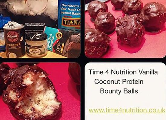 test Time 4 Vanilla Coconut Bounty Balls