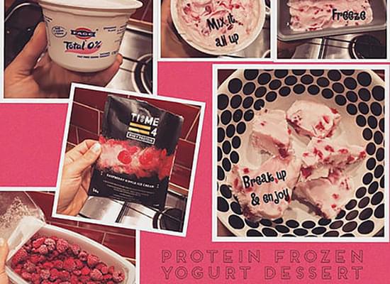 test Time 4 Protein Frozen Yoghurt