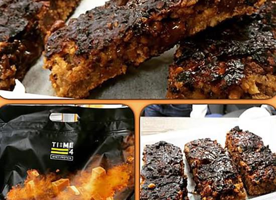 test Time 4 Toffee Protein Flapjacks