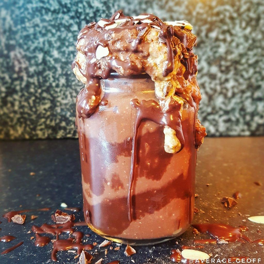 test Time 4 Chocolate Peanut Butter Protein Overnight Oats