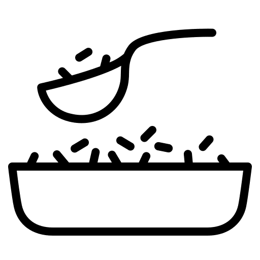 bowl with spoon icon