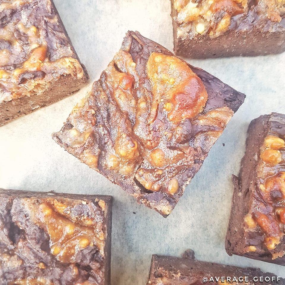 test Time 4 Chocolate Peanut Butter Swirl Protein Brownies