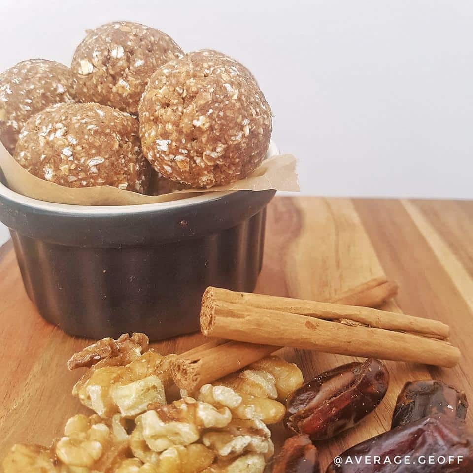 test Time 4 Sticky Toffee Gingerbread Protein Balls