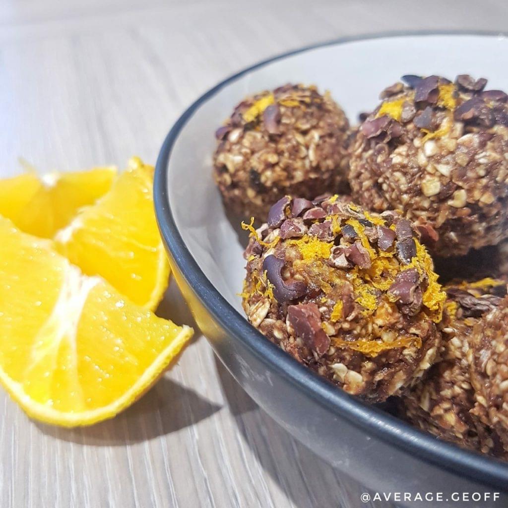 test Time 4 Chocolate Orange Crunch Protein Balls