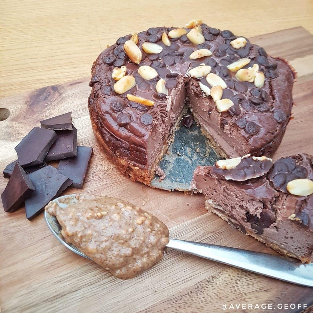 test Time 4 Chocolate Peanut Butter Protein Cheesecake