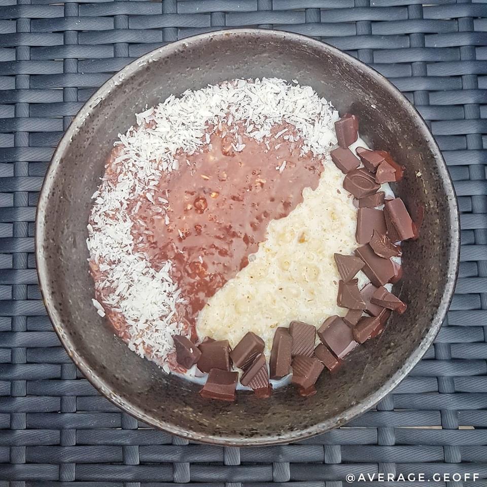 test Time 4 Chocolate Coconut Protein Porridge