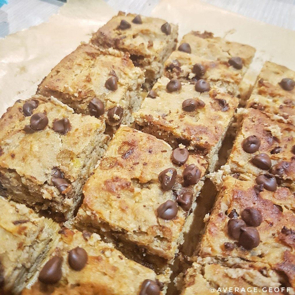 test Time 4 Choc Chip Peanut Butter Protein Blondie