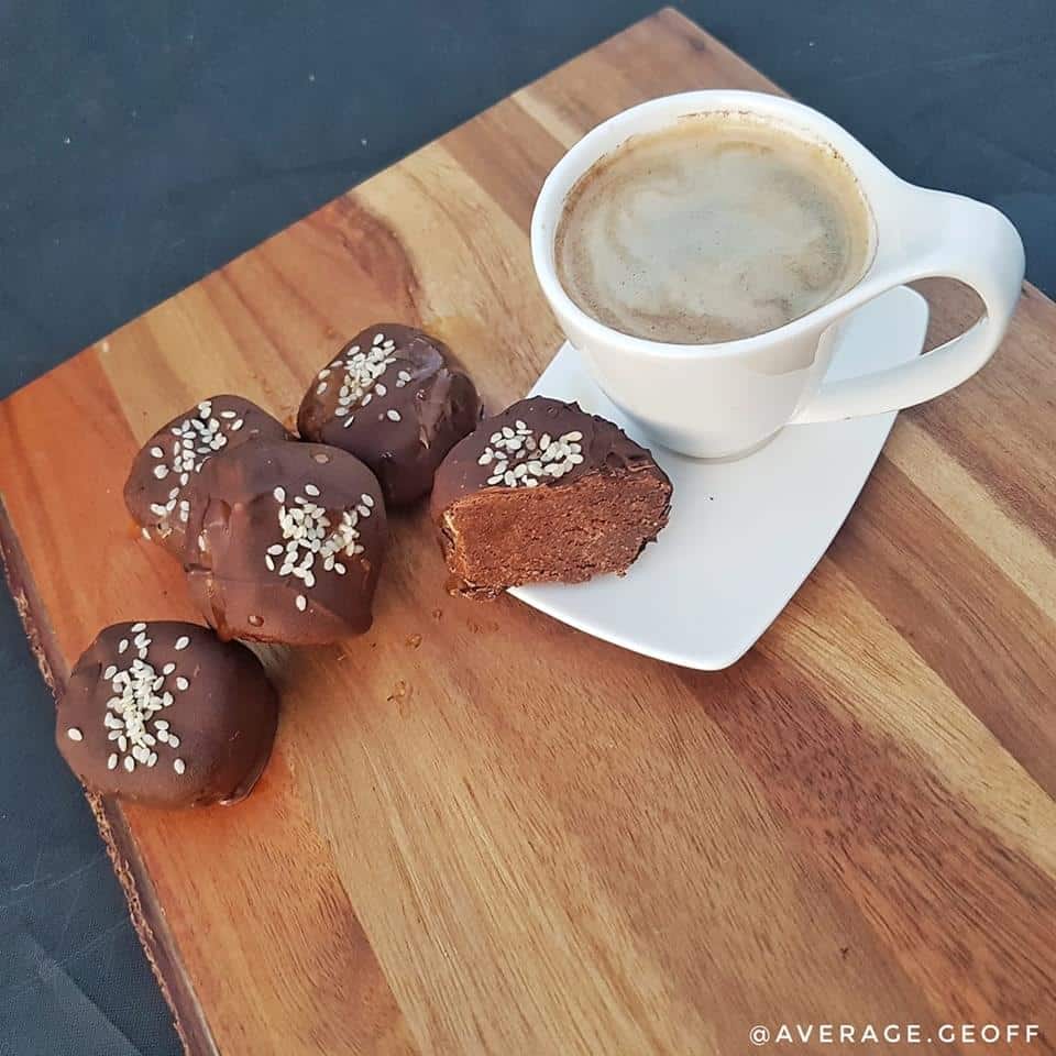 test Time 4 Chocolate Tahini Protein Cubes