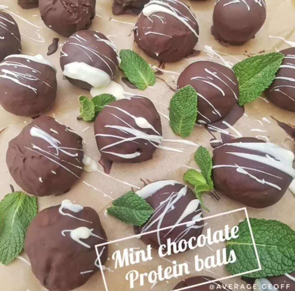 test Time 4 Mint Chocolate Protein Balls