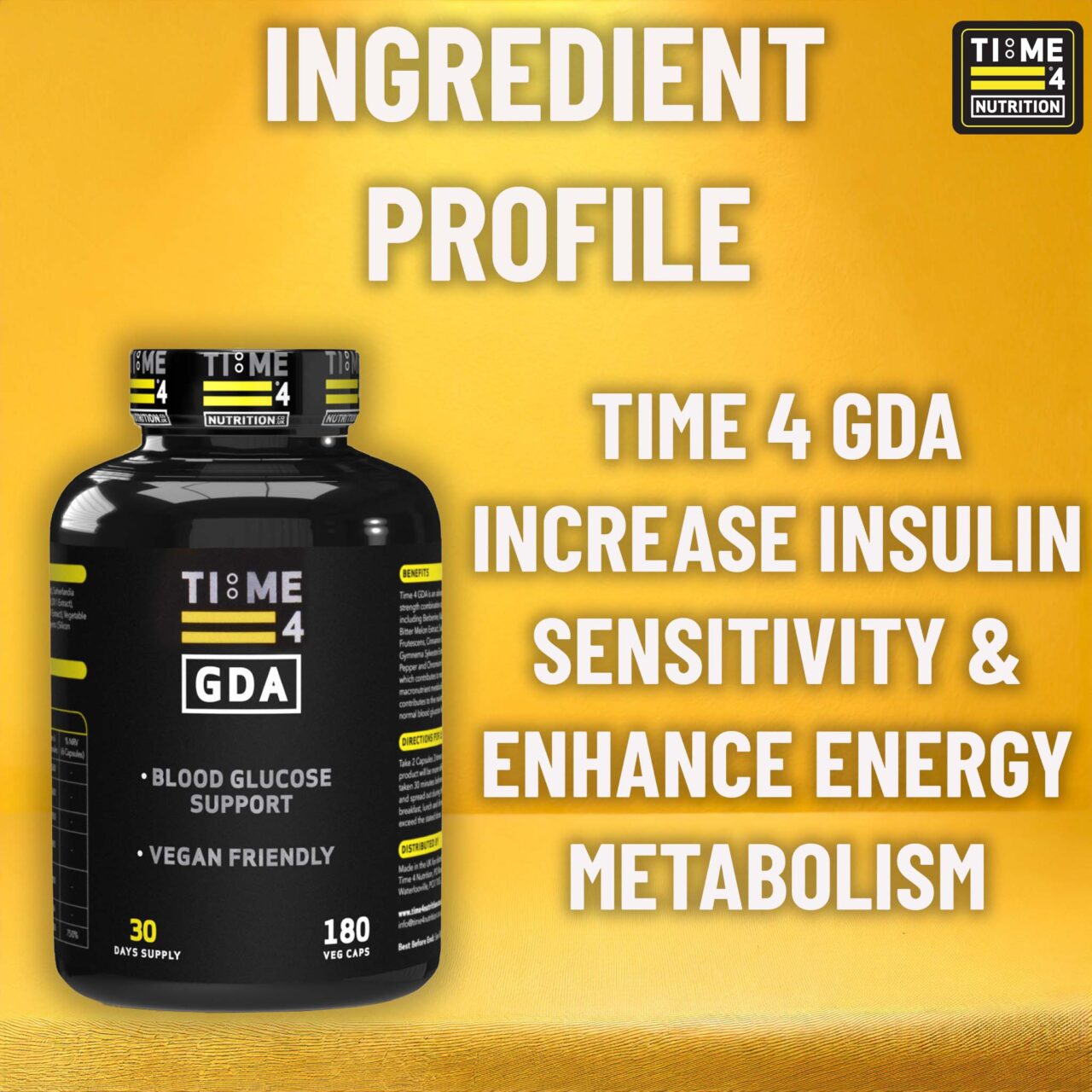 test Time 4 GDA – Glucose Disposal Agent Ingredient Profile By Brian Batcheldor BSC