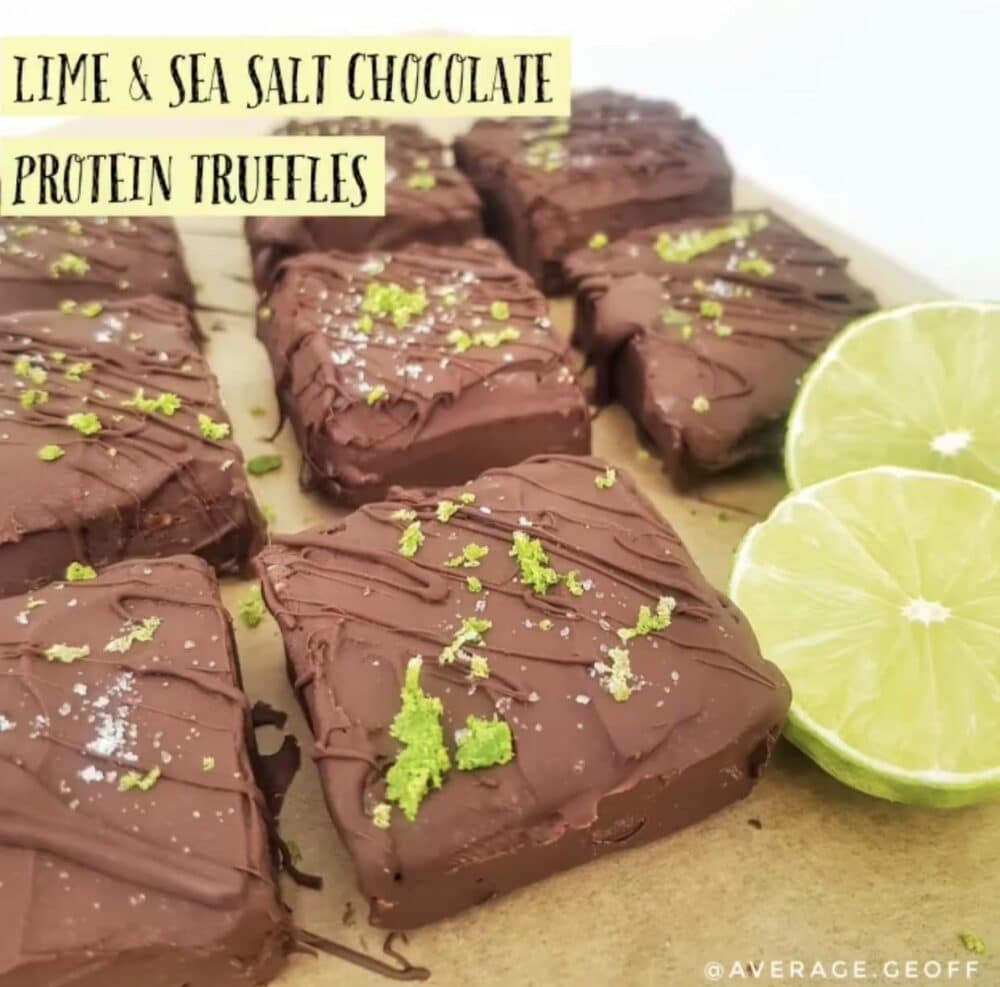 test Time 4 Lime & Sea Salt Chocolate Protein Truffles