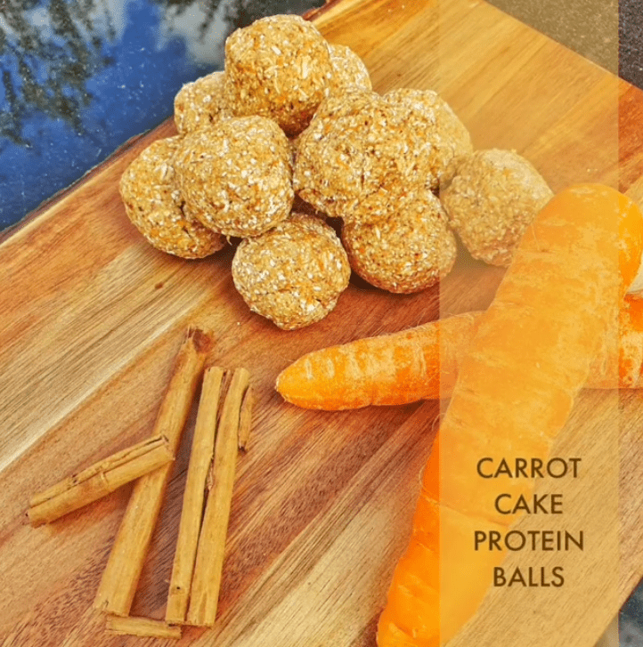 test Time 4 Carrot Cake Protein Balls