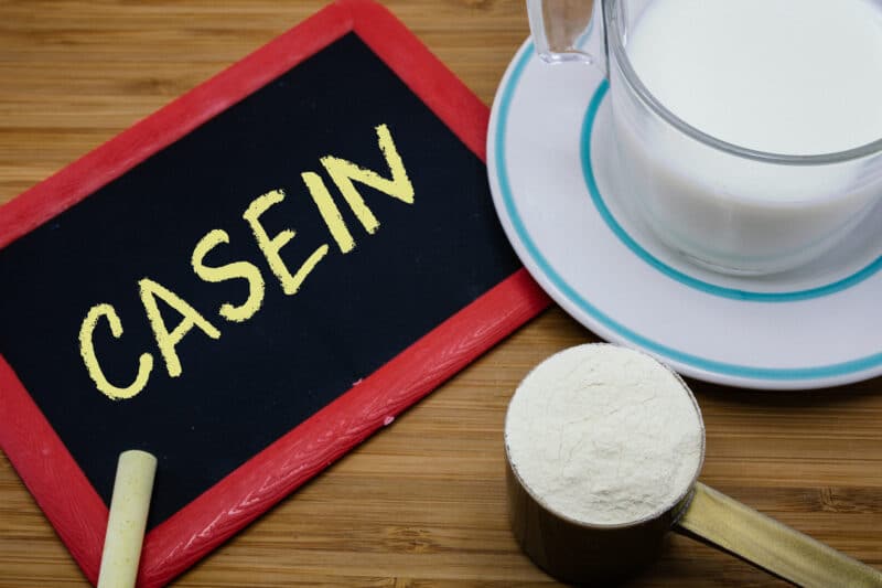 Think You Know About-Casein-Written On Chalkboard,