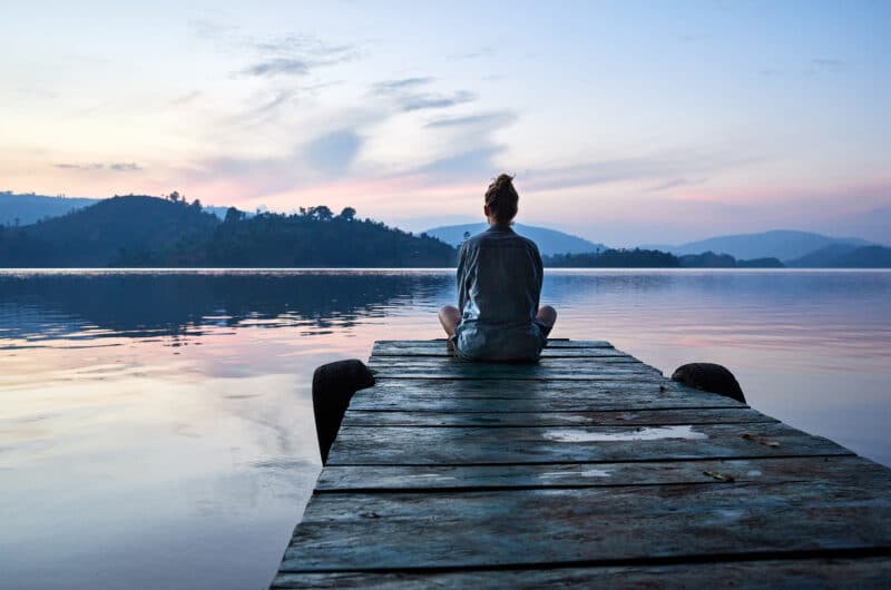 TAKE CARE OF YOUR HEAD & YOUR BODY WILL FOLLOW: LEARN HOW TO BOOST YOUR HAPPINESS FOR LASTING PHYSICAL FITNESS_lady by the river