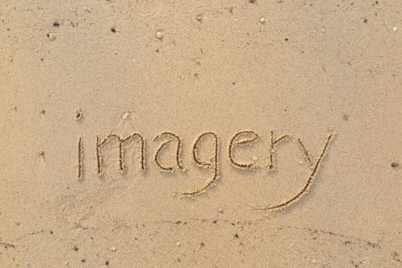Imagery Written in the sand