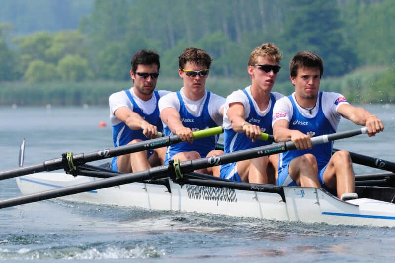 Men Rowing