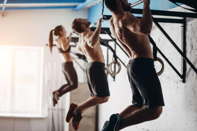 People Doing Chin Ups