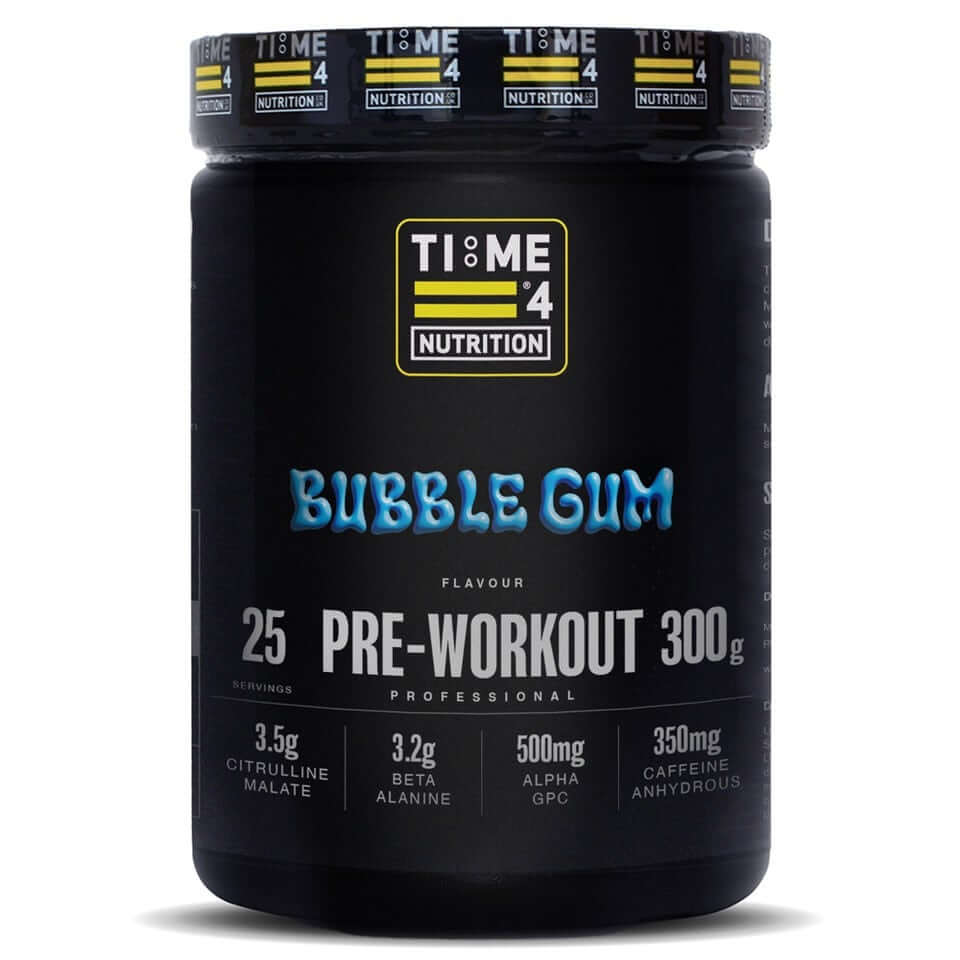 Time 4 pre workout professional bubble gum flavour