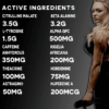 Time 4 pre workout professional active ingredients informational sheet