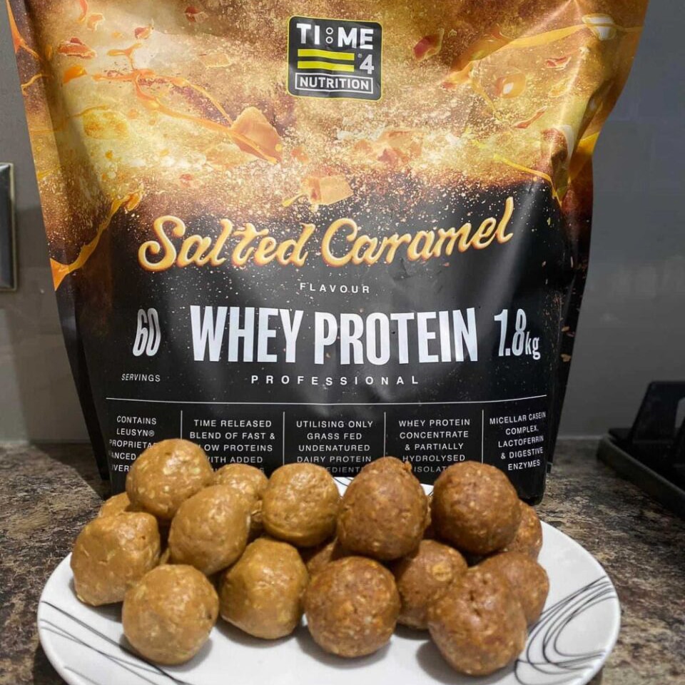 test Time 4 Biscoff Salted Caramel Protein Balls