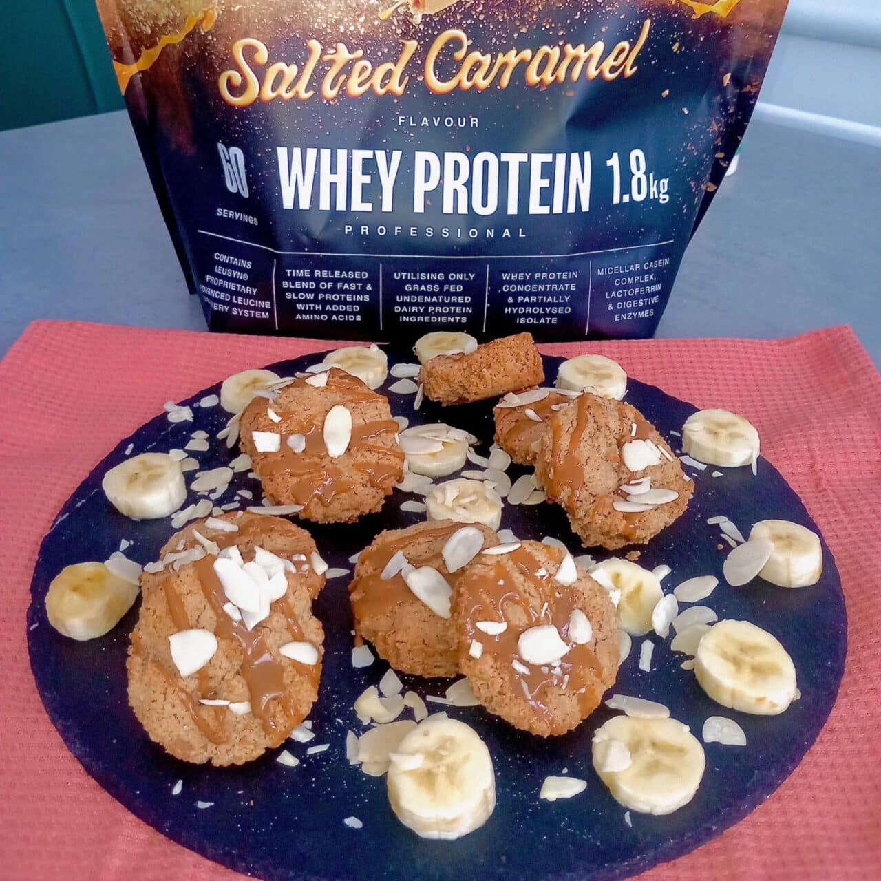 test Time 4 Salted Caramel Whey Protein Biscuits