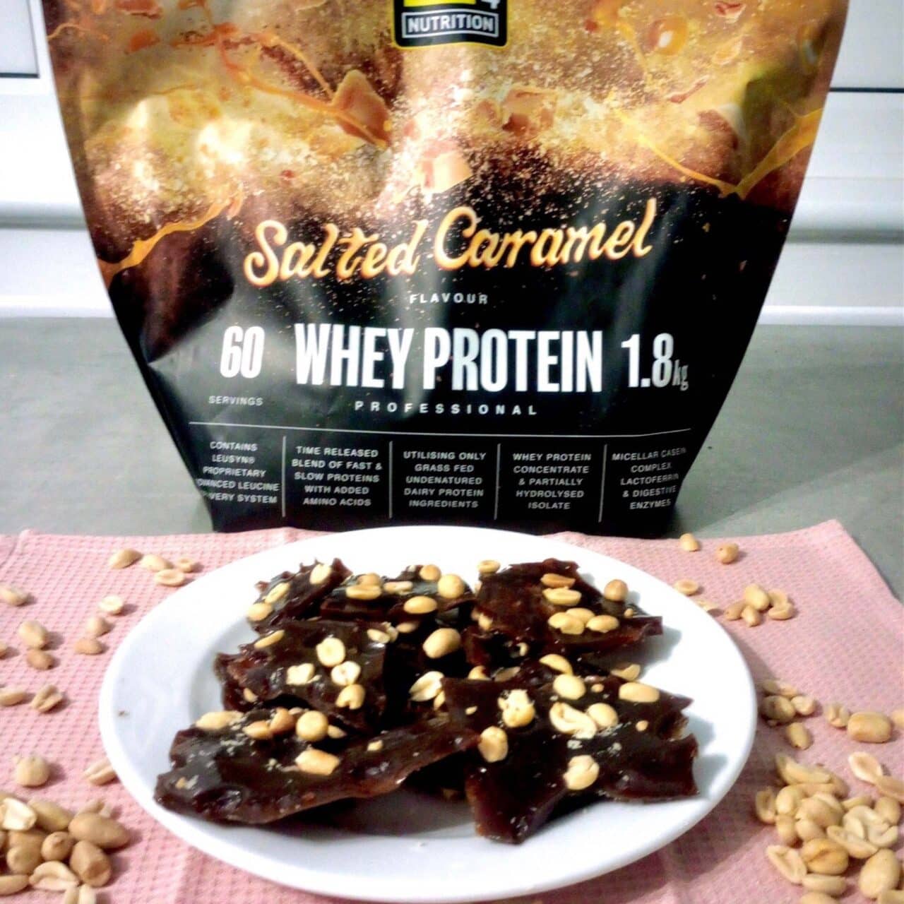 test Time 4 Salted Caramel Peanut Brittle High Protein Snack