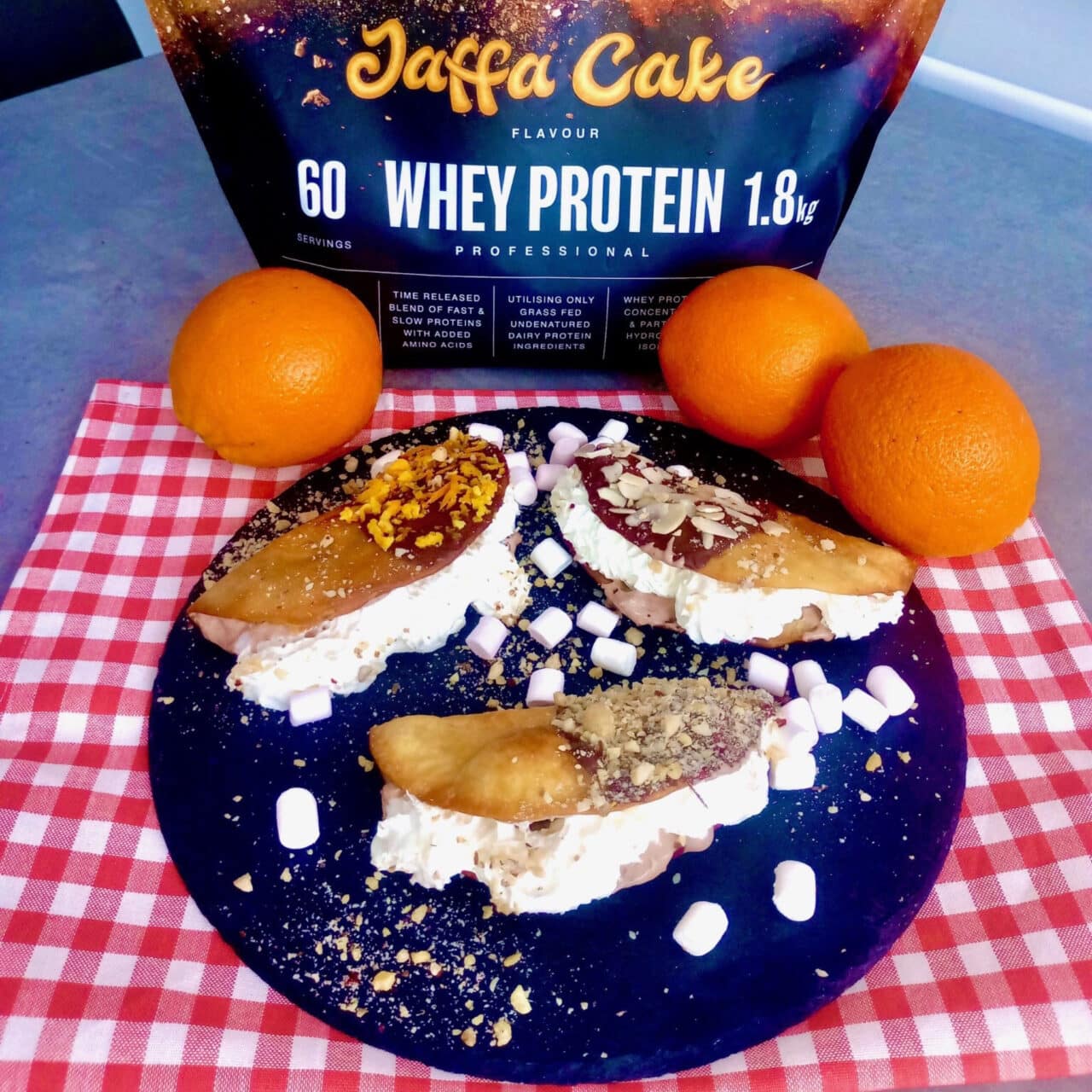 test Time 4 Jaffa Cake Protein Tacos