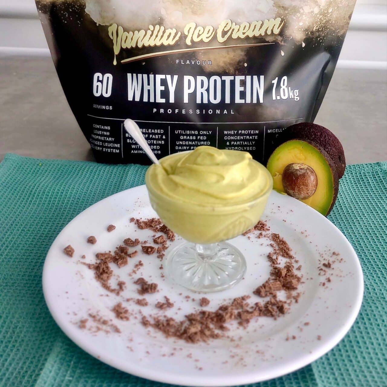 test Time 4 Vanilla Avocado High Protein Pudding