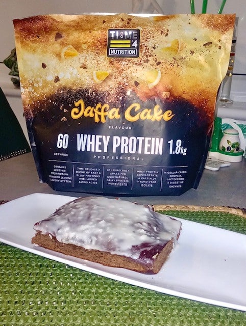 test Time 4 Jaffa Cake High Protein Cake