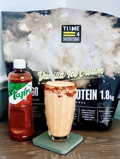 test Time 4 Vanilla Ice Cream, Mango & Tajin Protein Shake