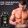 Promotional glucose disposal agent image with the tagline 'Fuel your muscles, not your fat'.